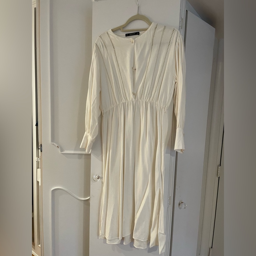 Zara white dress